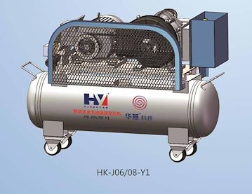 移动式医用静音无油空压机5.5KW，牙科椅专用空压机